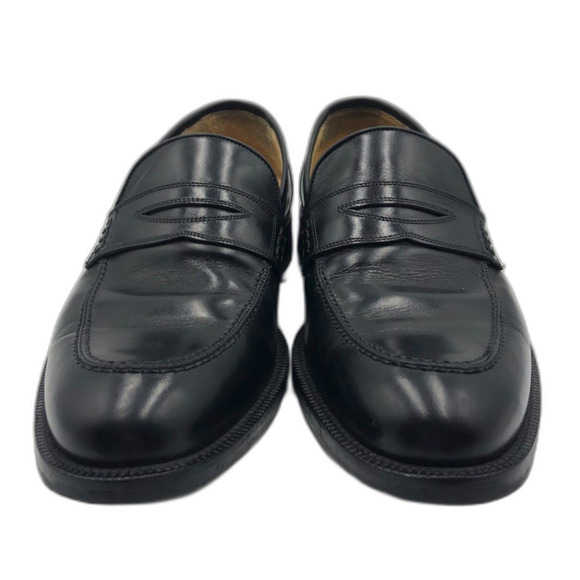 Johnston & Murphy Men\'s Black Leather Business Dress Slip On Shoes Size 8.5M E7 main image 11